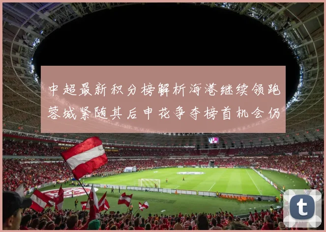 中超最新积分榜解析海港继续领跑蓉城紧随其后申花争夺榜首机会仍在